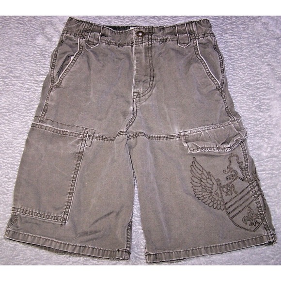 Mossimo Shorts Women's Gray  10 Embroidered Pre-Owned Supply Co - Picture 1 of 12